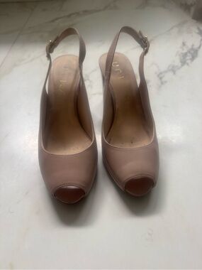 Unisa Blush Open-Toe Slingback Mules